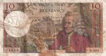 Frankreich 10 Francs - Voltaire - 04-04-1968 - Serial N.404 - P.147