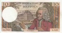 Frankreich 10 Francs - Voltaire - 07-09-1967 - Serial Q.349