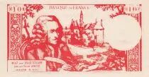 Frankreich 10 Francs - Voltaire - Billet scolaire - 1964