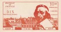 Frankreich 10 Francs - Voltaire - Billet scolaire - 1964
