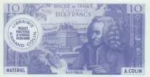 Frankreich 10 Francs - Voltaire - School banknote - 1964