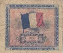 Frankreich 10 Francs Allied Military Currency - Flag - 1944