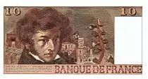 Frankreich 10 Francs Berlioz - 06.07.1978  - Serial L.306 - Last alphabet - Fay.63.25