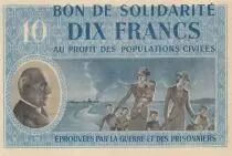 Frankreich 10 Francs Bon de Solidarit&eacute; - 1941-1942 without serial - WWII