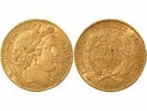 Frankreich 10 Francs C&eacute;r&egrave;s - Third Republic 1899 A - Gold