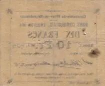 Frankreich 10 Francs Flers-En-Escrebieux City - 1914
