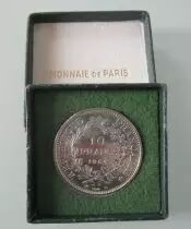 Frankreich 10 Francs Hercules - ESSAI 1964 Silver - Mintage 3.500 ex
