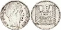 Frankreich 10 Francs Laureate head - 1929 Silver