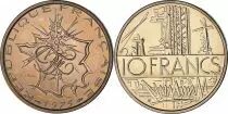Frankreich 10 Francs Mathieu - 1976 - FROM UNC SET