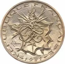Frankreich 10 Francs Mathieu - 1981 Edge A