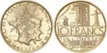 Frankreich 10 Francs Mathieu - 1985 Edge B