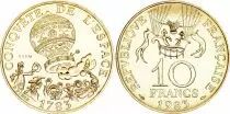 Frankreich 10 Francs Mathieu - 1985 Edge B