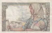 Frankreich 10 Francs Miner - 26-11-1942 Serial O.28