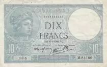 Frankreich 10 Francs Minerva -  19-06-1941 - Serial A.84872