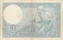 Frankreich 10 Francs Minerva - 02-02-1939 - Serial B.68713