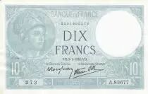 Frankreich 10 Francs Minerva - 09-01-1941 - Serial A.83677 - WPM. 84