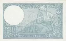 Frankreich 10 Francs Minerva - 28-11-1940 - Serial W.80542 - WPM. 84