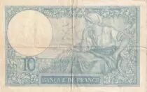 Frankreich 10 Francs Minerva - Serial  U.33075 - 17-01-1927 - P73d