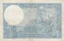 Frankreich 10 Francs Minerva  26-02-1917 - Serial D.2807 - Fine
