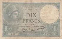 Frankreich 10 Francs Minerve 17-12-1936 - Serial X.67823