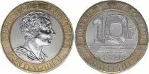 Frankreich 10 Francs Montesquieu - 1989 Bi-metal