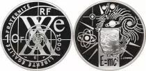 Frankreich 10 Francs The Century of Physics - 2000 - Silver - Without box and with certificate - Proof