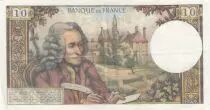 Frankreich 10 Francs Voltaire - 02-08-1973 Serial Q.905