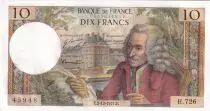 Frankreich 10 Francs Voltaire - 02-12-1971 Serial H.726