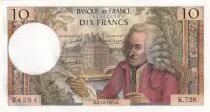 Frankreich 10 Francs Voltaire - 02-12-1971 Serial W.723 - AU