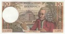 Frankreich 10 Francs Voltaire - 04-02-1971 - Serial G.671
