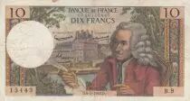 Frankreich 10 Francs Voltaire - 04-04-1963 Serial B.9 - F+