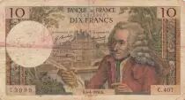 Frankreich 10 Francs Voltaire - 04-04-1968 - Serial C.407