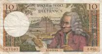 Frankreich 10 Francs Voltaire - 07-06-1973 Serial Z.890
