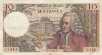 Frankreich 10 Francs Voltaire - 08-01-1965 Serial Q.122 - F