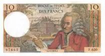 Frankreich 10 Francs Voltaire - 08-01-1971 Serial F.650 - AU