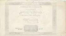 Frankreich 10 Livres Black - Watermark Fleur de Lys - (16-12-1791) - Sign. Taisaud - Serial 503