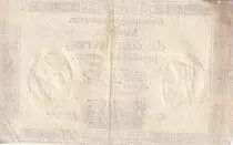 Frankreich 10 Livres Black - Watermark Fleur de Lys - (24-10-1792) - Sign. Taisaud - Serial 173- P. A.66