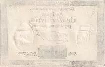 Frankreich 10 Livres Black - Watermark Fleur de Lys - (24-10-1792) - Sign. Taisaud - Serial 2547 - P. A.66