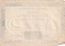 Frankreich 10 Livres Black - Watermark Fleur de Lys - (24-10-1792) - Sign. Taisaud - Serial 2610