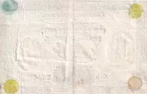 Frankreich 10 Livres Black - Watermark Fleur de Lys - (24-10-1792) - Sign. Taisaud - Serial 3289 - P. A.66