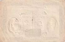 Frankreich 10 Livres Black - Watermark Fleur de Lys - (24-10-1792) - Sign. Taisaud - Serial 459