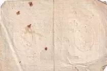 Frankreich 10 Livres Black - Watermark Fleur de Lys - (24-10-1792) - Sign. Taisaud - Serial 86