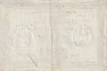 Frankreich 10 Livres Black - Watermark Republique - (24-10-1792) - Sign. Taisaud - Serial 7372 - P. A.66