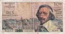 Frankreich 10 NF - Richelieu - 01-02-1962 - Serial H.204 - P.142