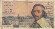 Frankreich 10 NF - Richelieu - 01-02-1962 - Serial V.203 - P.142