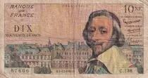 Frankreich 10 NF - Richelieu - 01-12-1962 - Serial C.138 - F - P.142