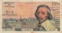 Frankreich 10 NF - Richelieu - 02-02-1961 - Serial D.162