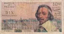 Frankreich 10 NF - Richelieu - 02-02-1961 - Serial V.165 - P.142