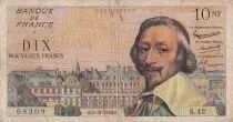 Frankreich 10 NF - Richelieu - 03-12-1959 - Serial S.42 - P.142