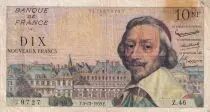 Frankreich 10 NF - Richelieu - 03-12-1959 - Serial Z.46 - P.142